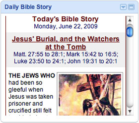Daily Bible Story Gadget -screenshot Daily Bible Story Google Gadget Screenshot Lifestyle